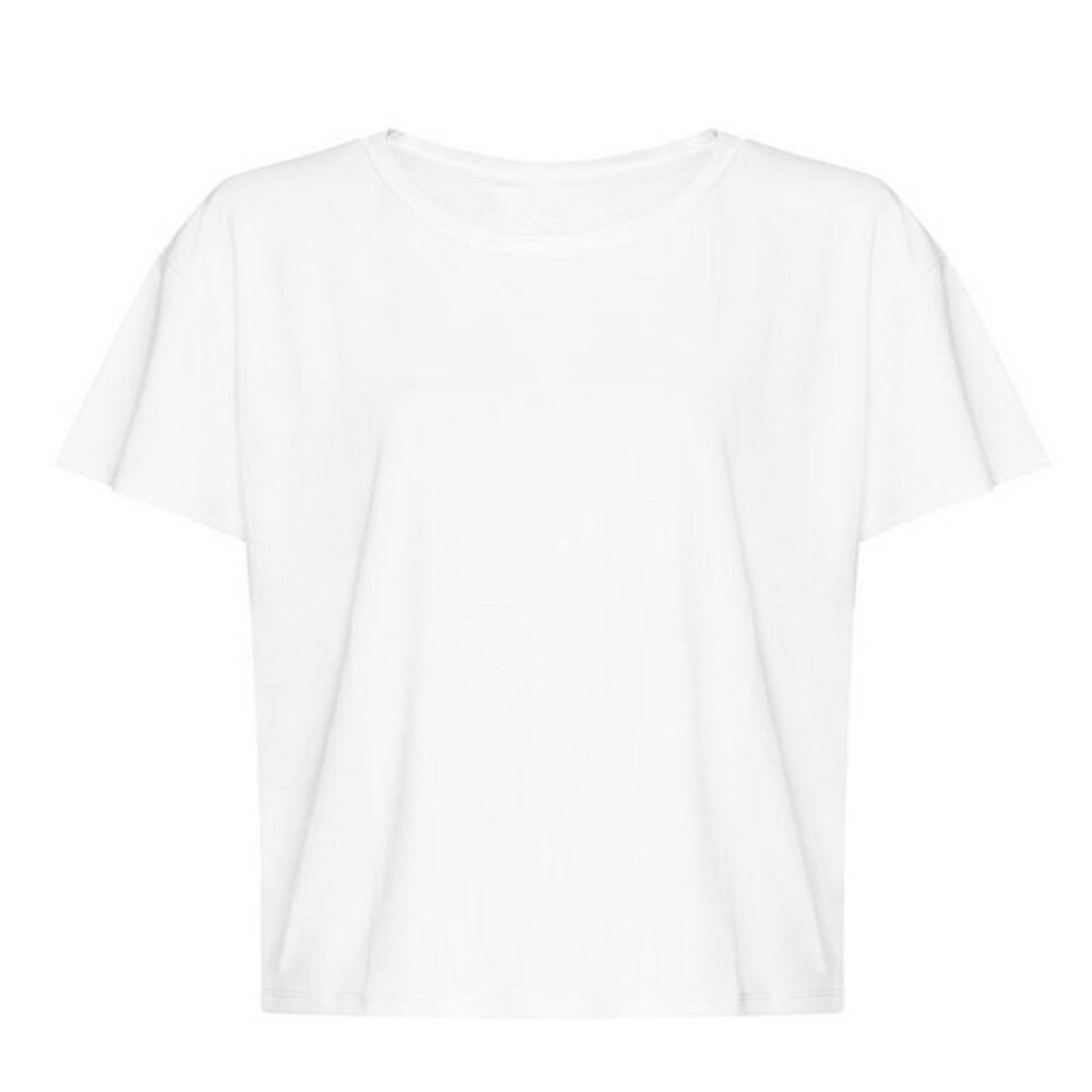 Awdis Womens/Ladies Open Back T-Shirt / White